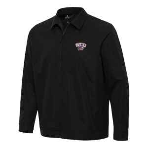 Men's Antigua  Black Western Carolina Catamounts Pivot Full-Zip Jacket