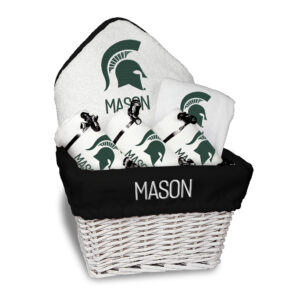 Chad & Jake Michigan State Spartans Team Personalized Medium Gift Basket