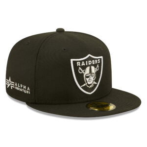 Men's New Era x Alpha Industries Black Las Vegas Raiders Alpha 59FIFTY Fitted Hat