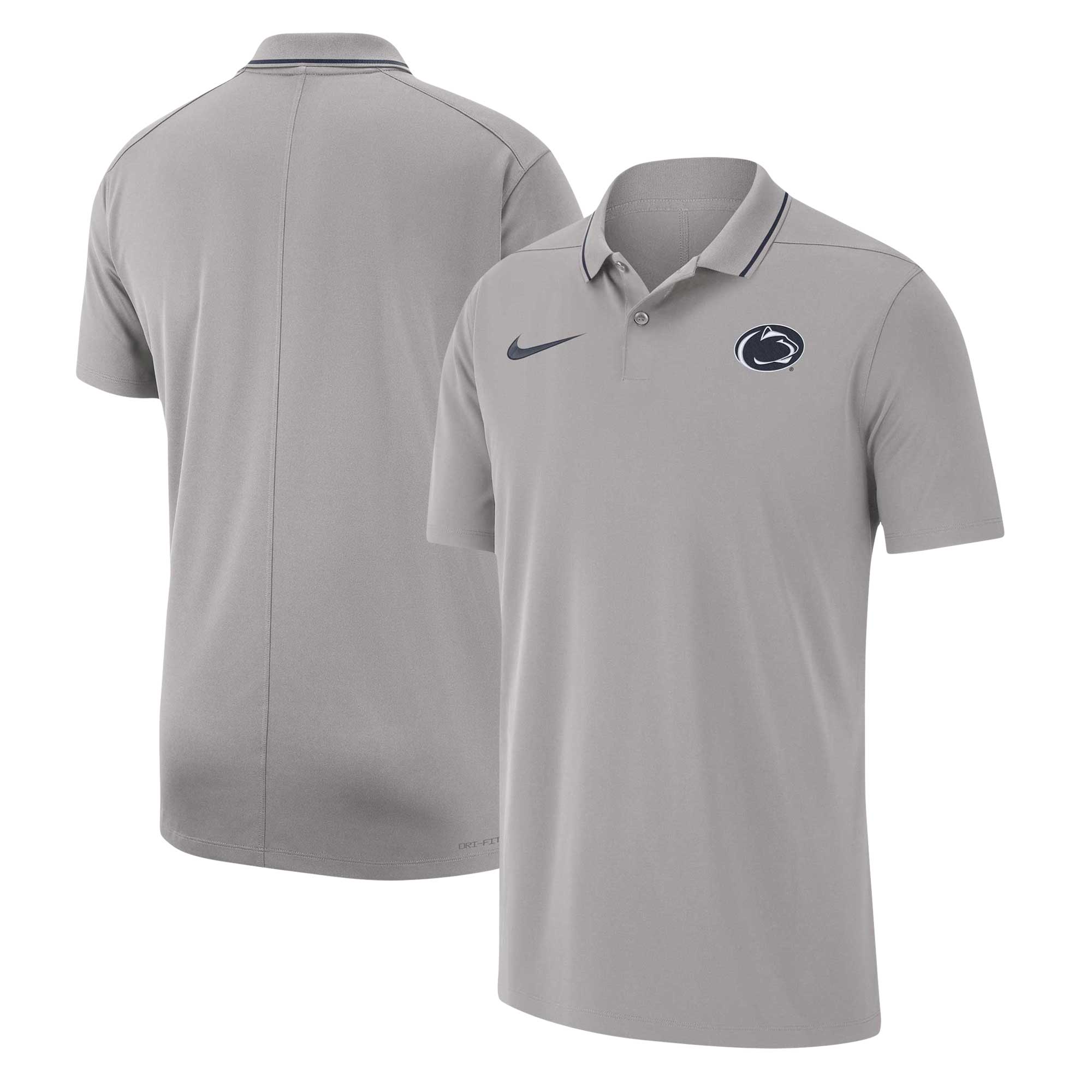 Men's Nike Gray Penn State Nittany Lions 2023 Coaches Performance Polo - Image 6