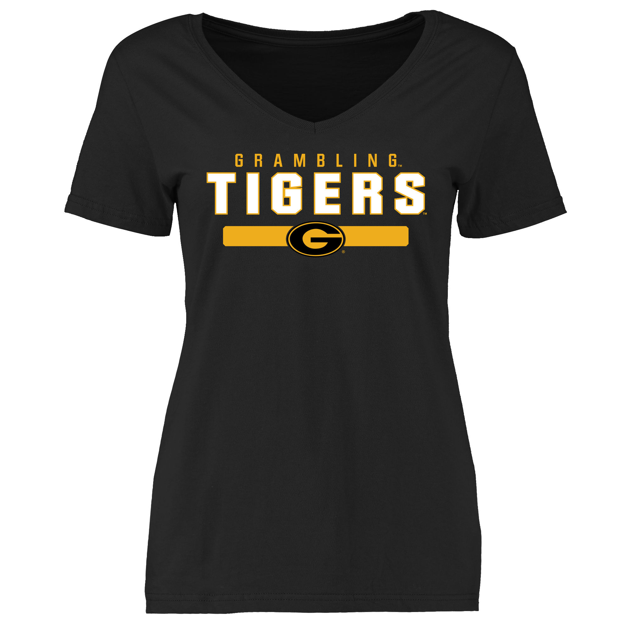 Women's Black Grambling Tigers Team Strong T-Shirt - Image 4