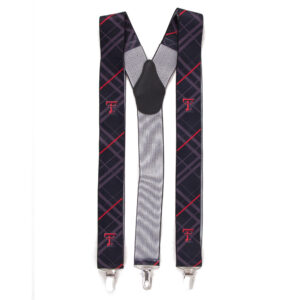 Men's Black Texas Tech Red Raiders Suspenders