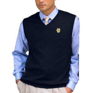 Men's Navy UC Irvine Anteaters Milano Knit Sweater Vest