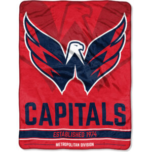 The Northwest Company Washington Capitals 46" x 60" Break Away Micro Raschel Throw Cover