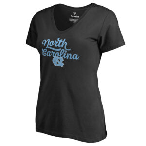 Women's Black North Carolina Tar Heels Freehand T-Shirt
