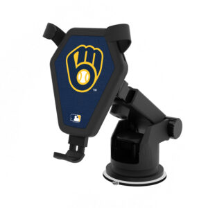 Milwaukee Brewers Solid Design Wireless Car Charger