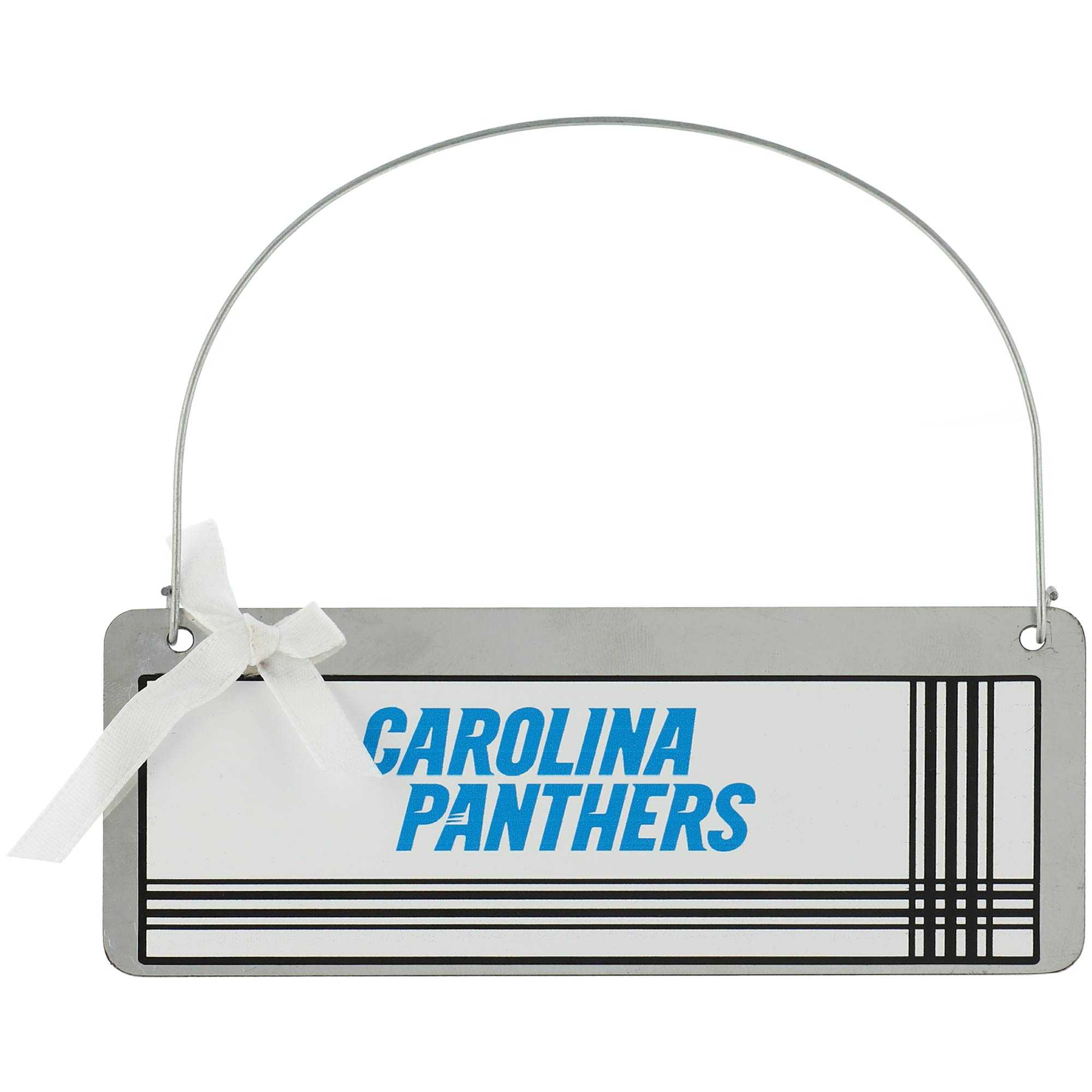 Carolina Panthers #1 Fan Galvanized Sign Ornament