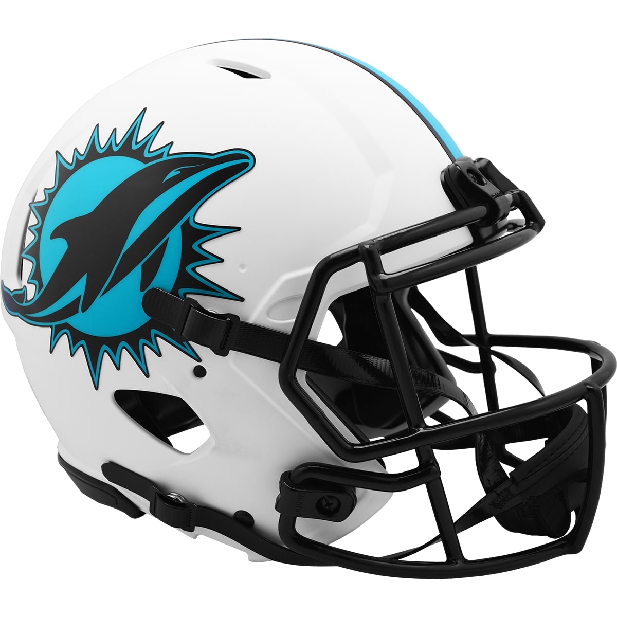 Miami Dolphins Riddell LUNAR Alternate Revolution Speed Authentic Football Helmet