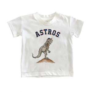 Youth Tiny Turnip White Houston Astros TT Rex T-Shirt