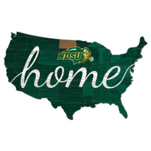 NDSU Bison 18'' x 18'' USA Shape Cutout Sign