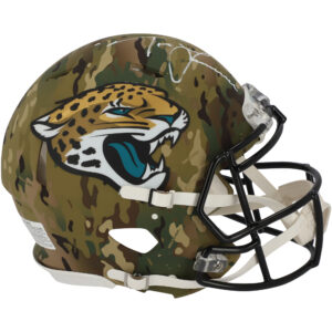 Trevor Lawrence Jacksonville Jaguars Autographed Riddell Camo Alternate Speed Authentic Helmet