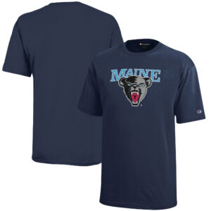 Youth Champion Navy Maine Black Bears Jersey T-Shirt