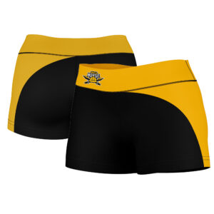 Women's Black/Gold Northern Kentucky University Norse Curve Side Shorties