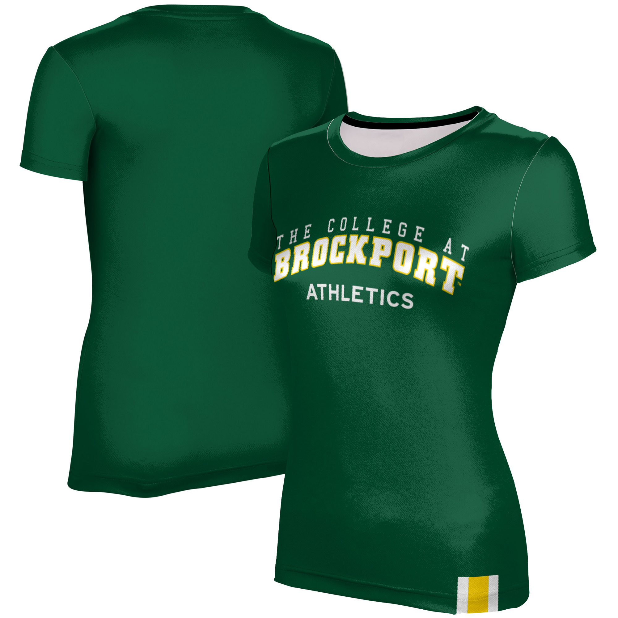 Women's Green SUNY Brockport Golden Eagles Athletics T-Shirt - Image 5
