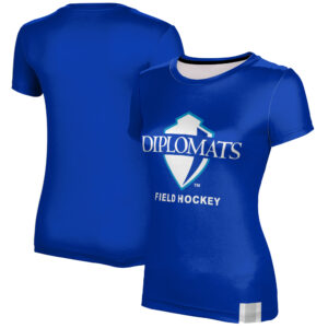 Women's Blue Franklin & Marshall Diplomats Field Hockey T-Shirt