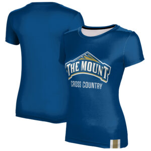Women's Blue Mount St. Mary's Mountaineers Cross Country T-Shirt