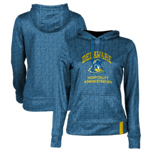 Women's Royal Delaware Fightin' Blue Hens Hospitality Administration Pullover Hoodie