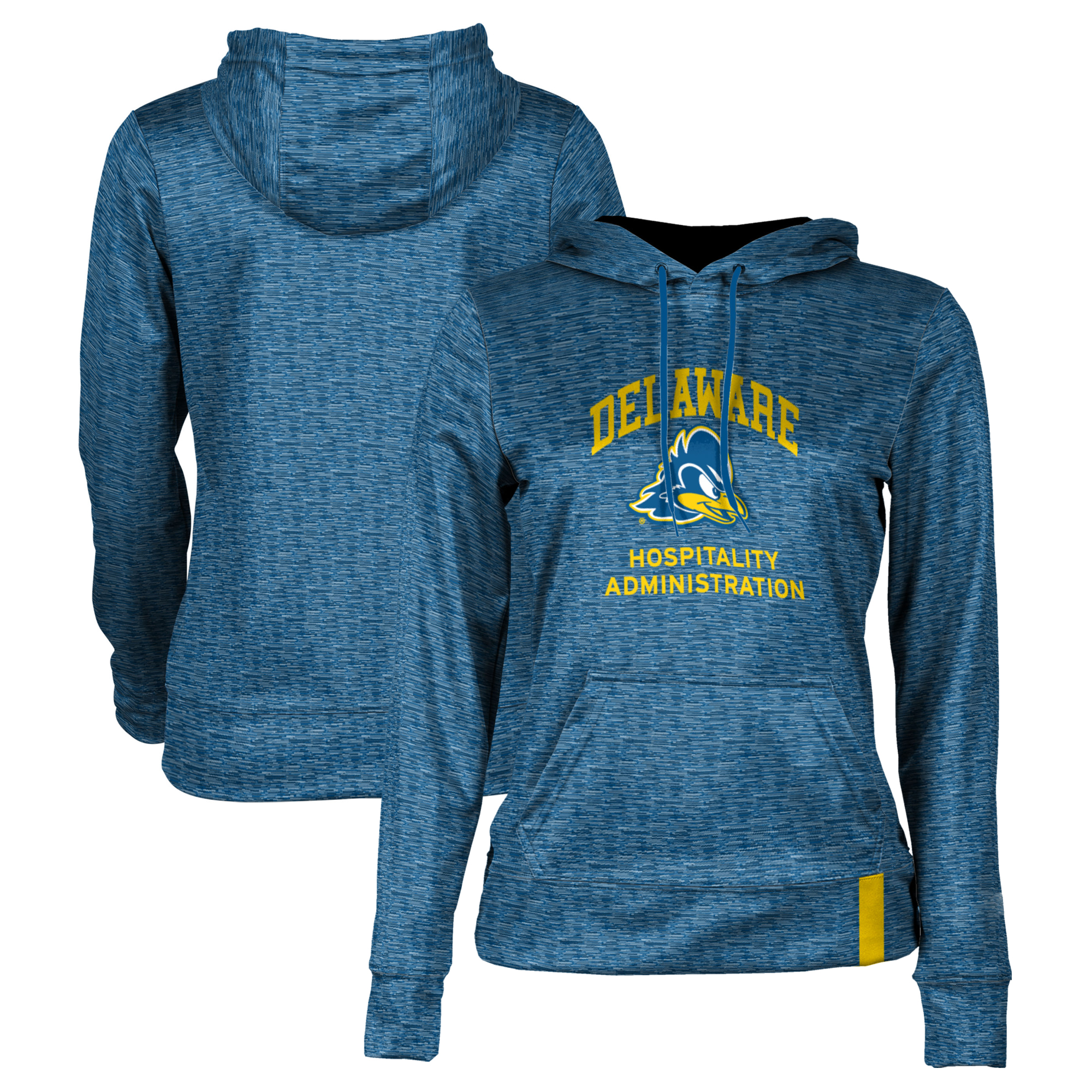 Women's Royal Delaware Fightin' Blue Hens Hospitality Administration Pullover Hoodie