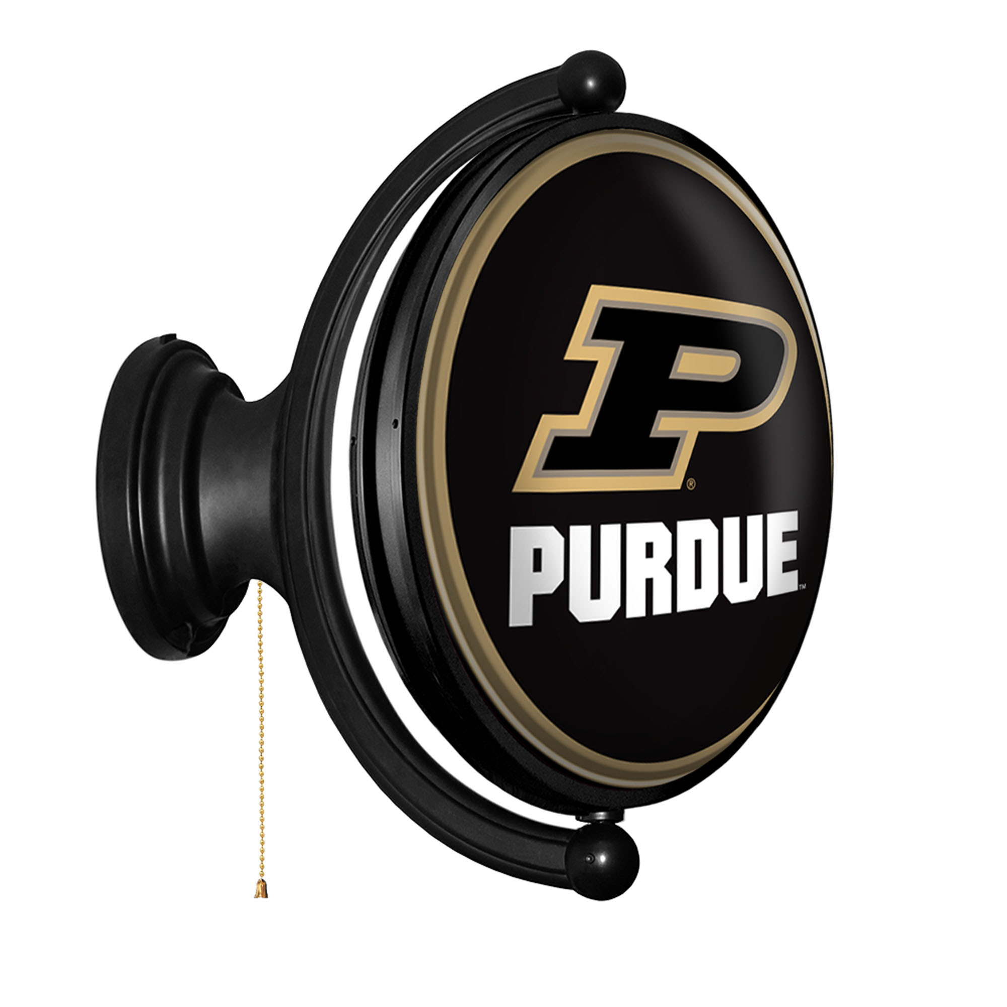 Purdue Boilermakers Logo 21'' x 23'' Rotating Lighted Wall Sign - Image 3