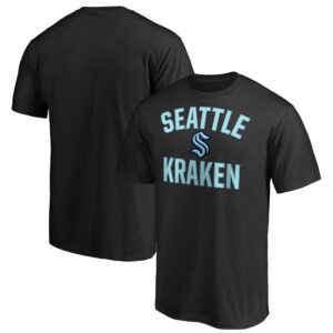 Men's Black Seattle Kraken Team Victory Arch T-Shirt