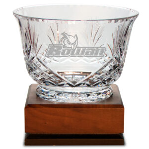 Rowan Profs Medium Handcut Crystal Footed Revere Bowl