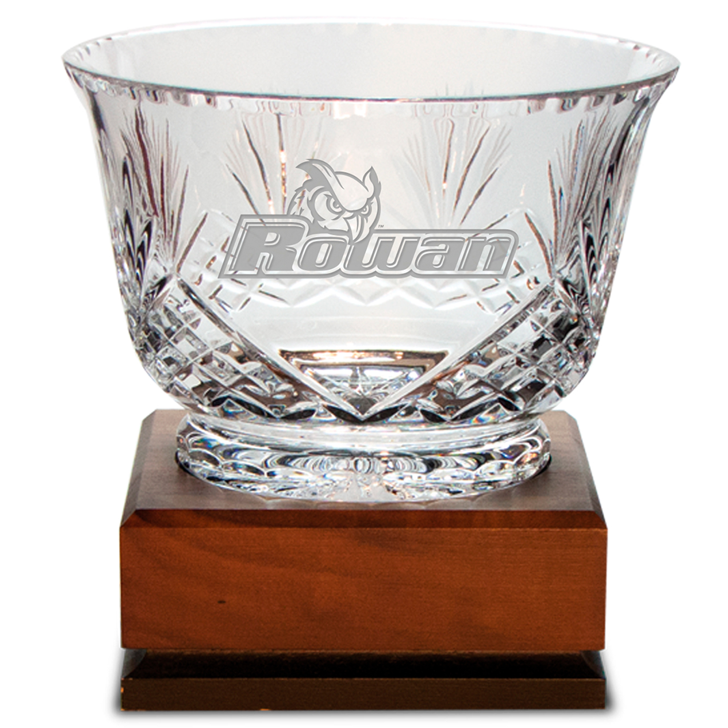 Rowan Profs Medium Handcut Crystal Footed Revere Bowl