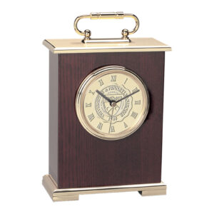 Gold Pennsylvania Quakers Team Carriage Clock