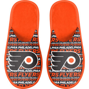 Men's FOCO Philadelphia Flyers Scuff Logo Slide Slippers