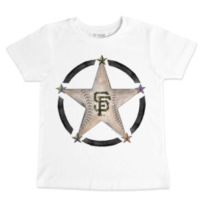 Toddler Tiny Turnip White San Francisco Giants Military Star T-Shirt