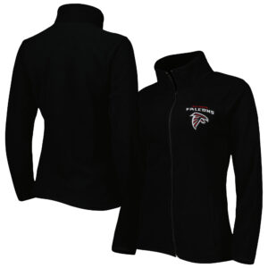 Women's Dunbrooke Black Atlanta Falcons Hayden Polar Fleece Full-Zip Jacket