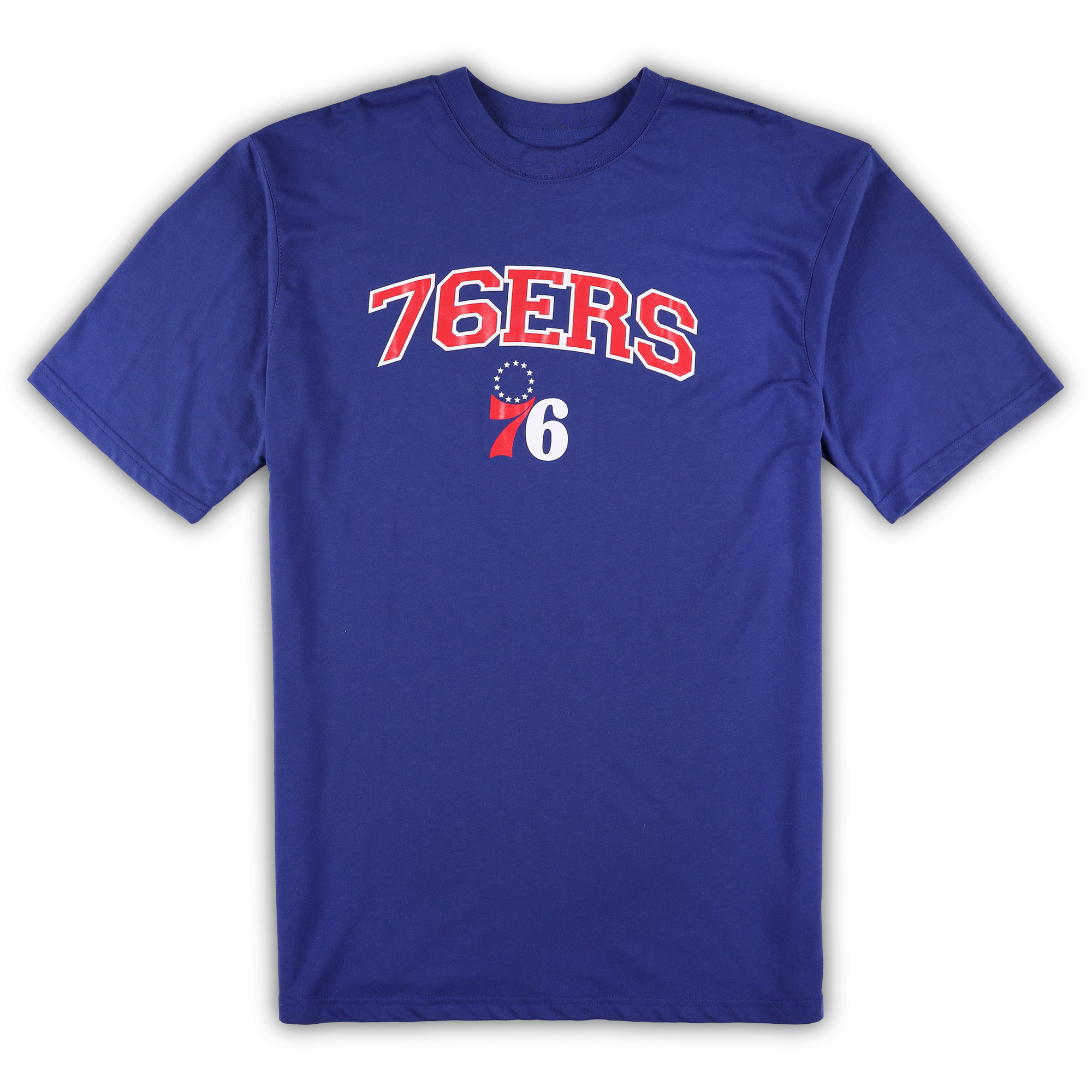 Men's Concepts Sport Royal/Heather Gray Philadelphia 76ers Big & Tall T-Shirt and Pajama Pants Sleep Set - Image 6