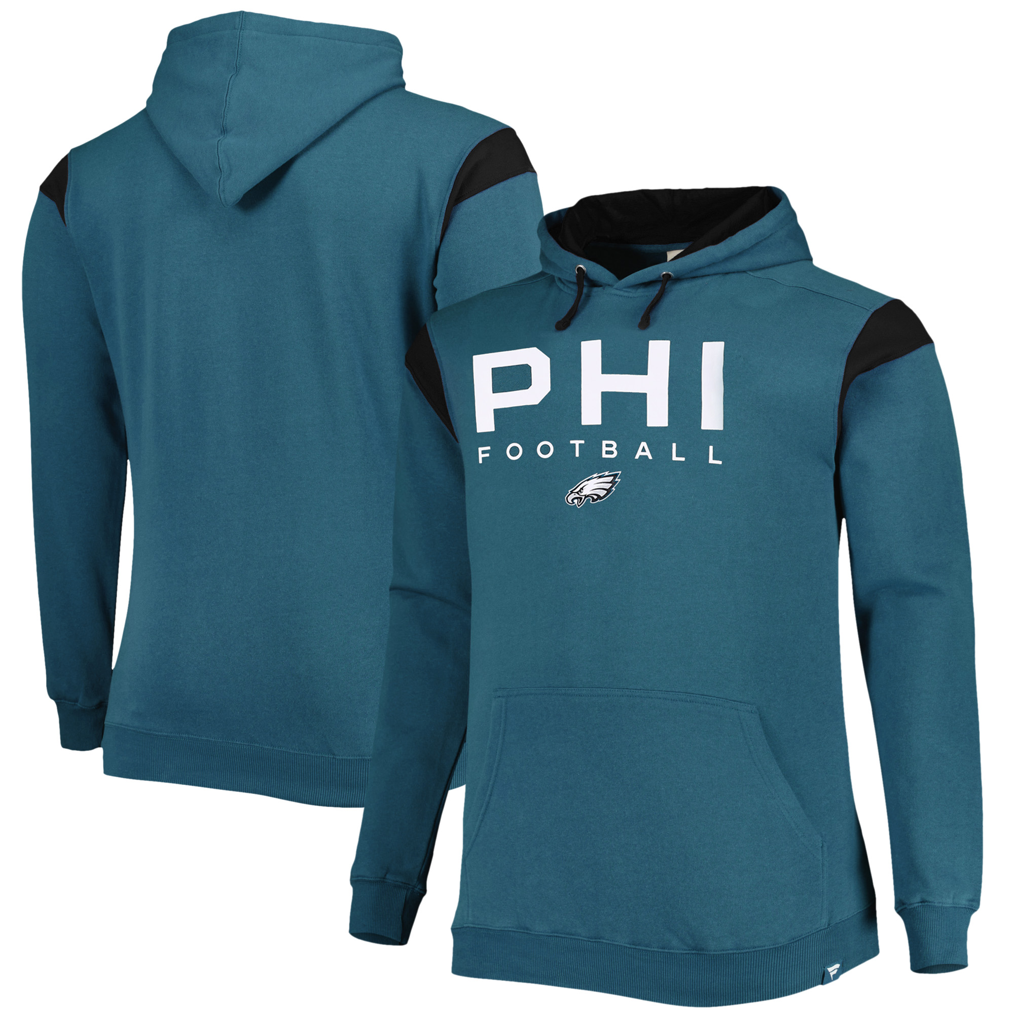 Men's Fanatics Midnight Green Philadelphia Eagles Big & Tall Call the Shots Pullover Hoodie - Image 5
