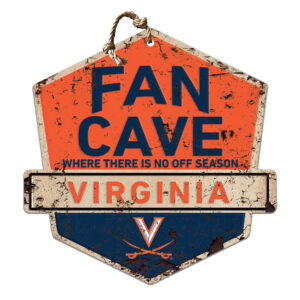Virginia Cavaliers 20'' x 20'' Fan Cave Badge Sign