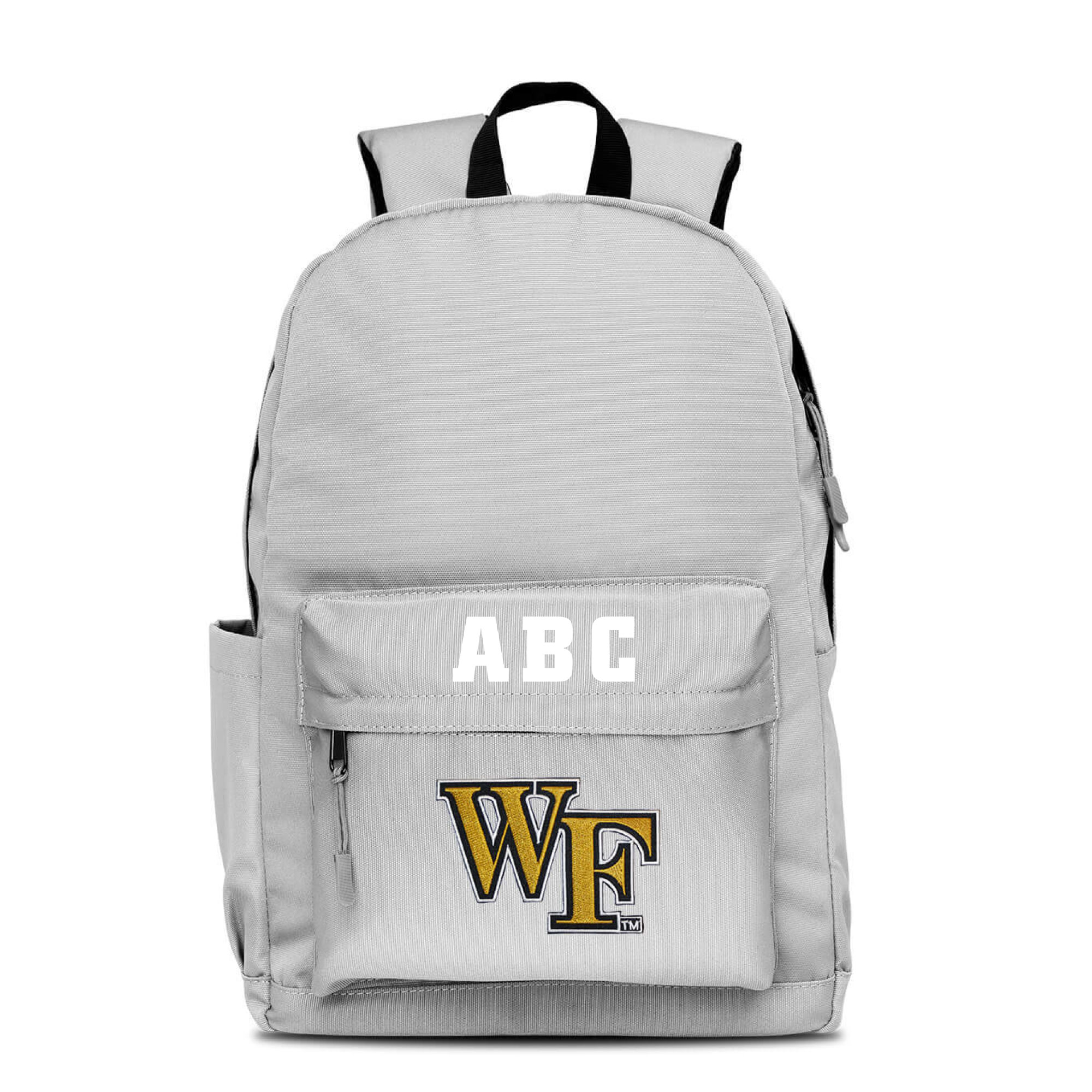 MOJO Gray Wake Forest Demon Deacons Personalized Campus Laptop Backpack - Image 2