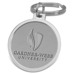 Silver Gardner-Webb Bulldogs Split-Wire Key Ring