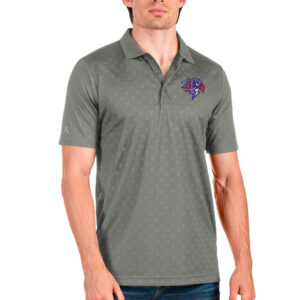 Men's Antigua Steel Halifax Thunderbirds Spark Polo
