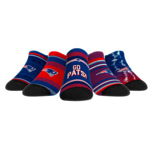 Youth Rock Em Socks New England Patriots Super Fan Five-Pack Low-Cut Socks Set
