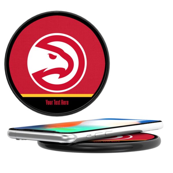 Atlanta Hawks Personalized 10-Watt Wireless Phone Charger