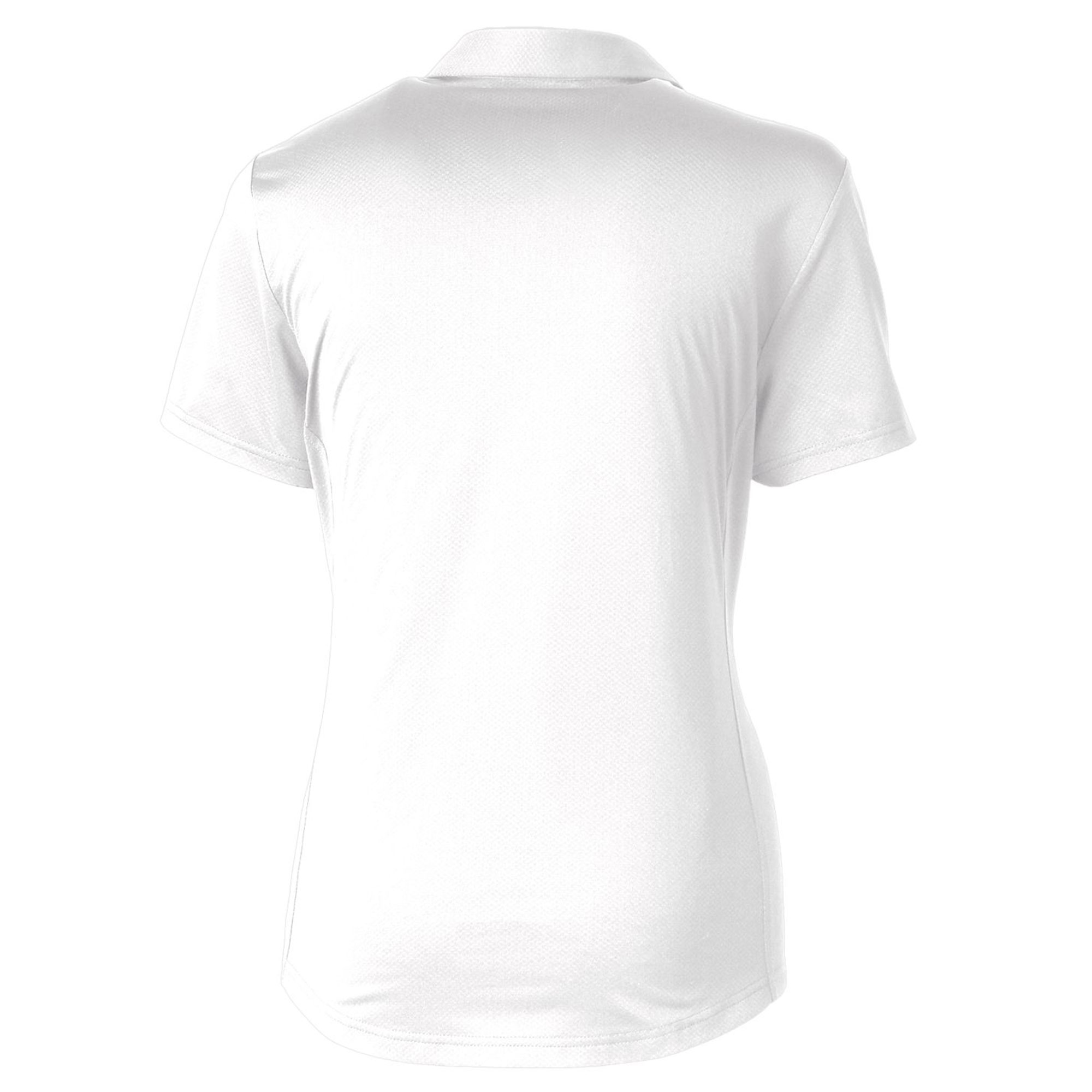 Women's Cutter & Buck White Detroit Lions Throwback Logo Prospect Textured Stretch Polo - Image 7
