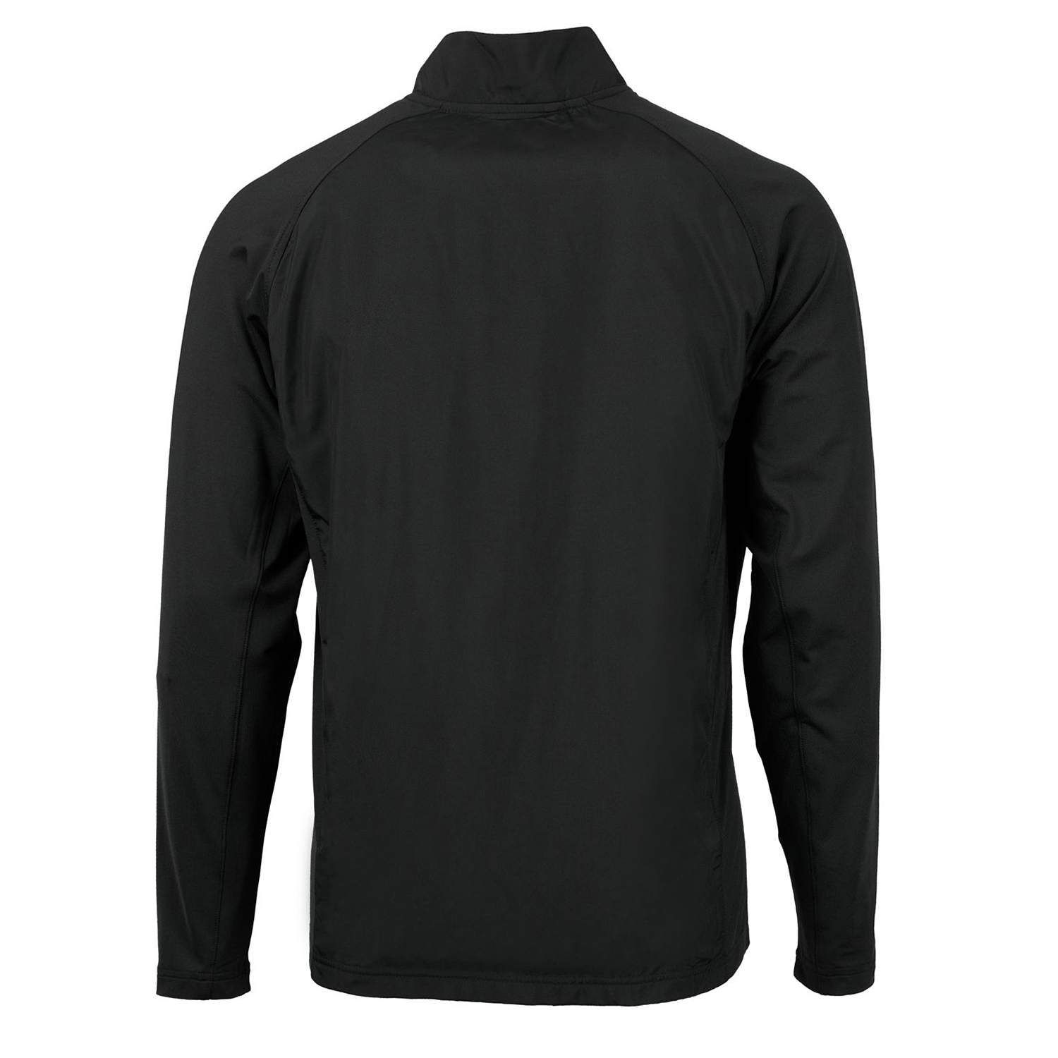 Men's Cutter & Buck Black Grambling Tigers Adapt Eco Knit Hybrid Recycled Big & Tall Full-Zip Jacket - Image 4