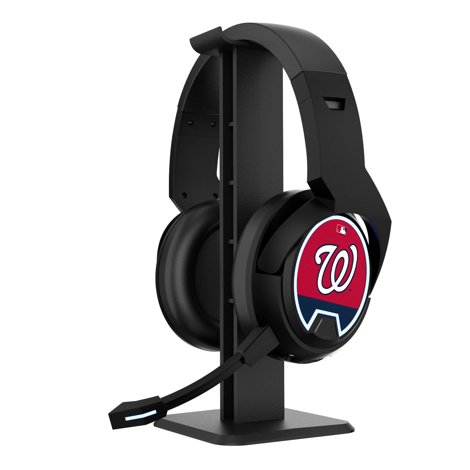 Washington Nationals Logo Wireless Bluetooth Gaming Headphones & Stand
