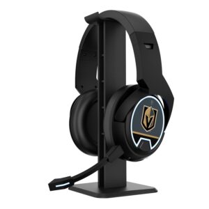 Vegas Golden Knights Logo Wireless Bluetooth Gaming Headphones & Stand
