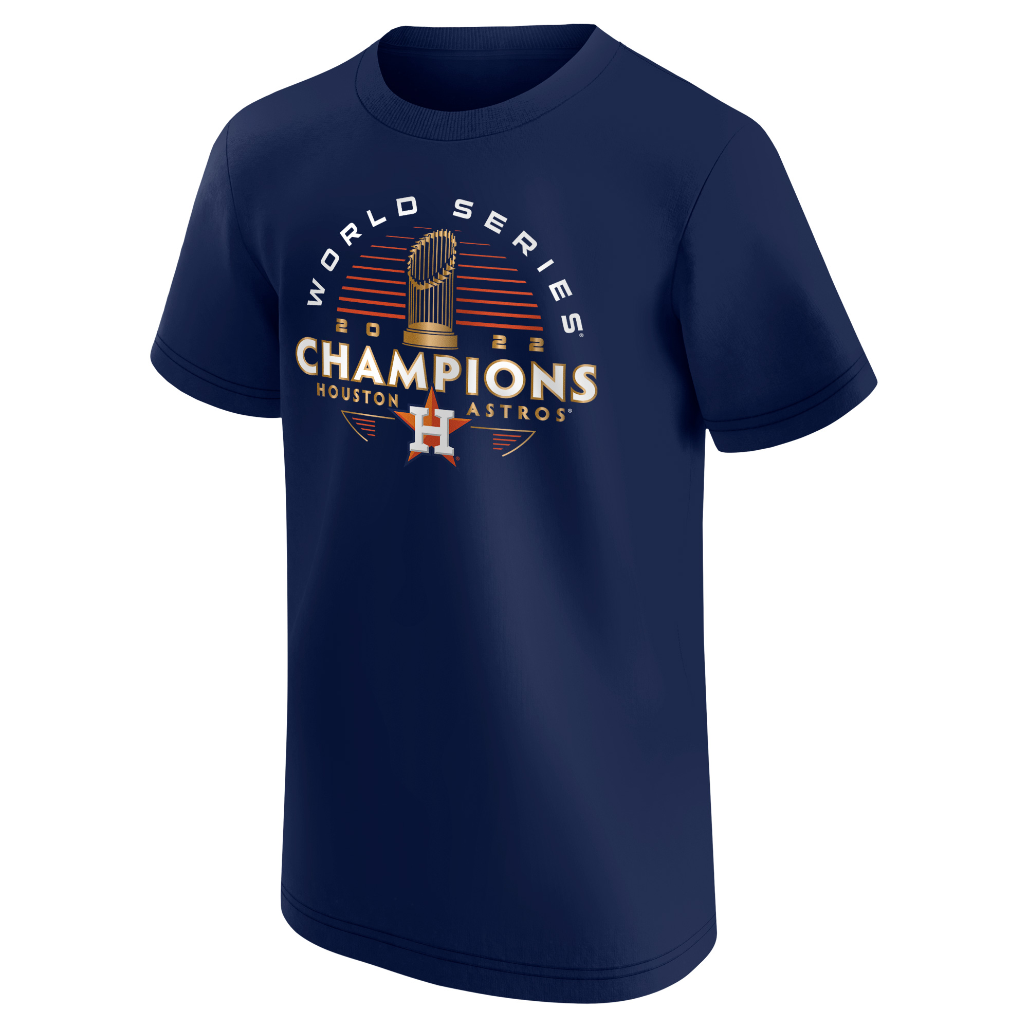 Youth Fanatics Navy Houston Astros 2022 World Series Champions Signature Roster T-Shirt - Image 3