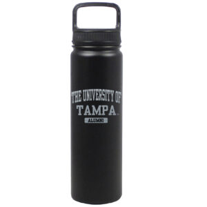 University of Tampa Spartans Black Alumni 24oz. Stainless Steel Eugene Bottle