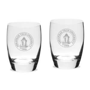 Arkansas Tech 15.75oz. 2-Piece Luigi Bormioli Michelangelo Water Glass Set