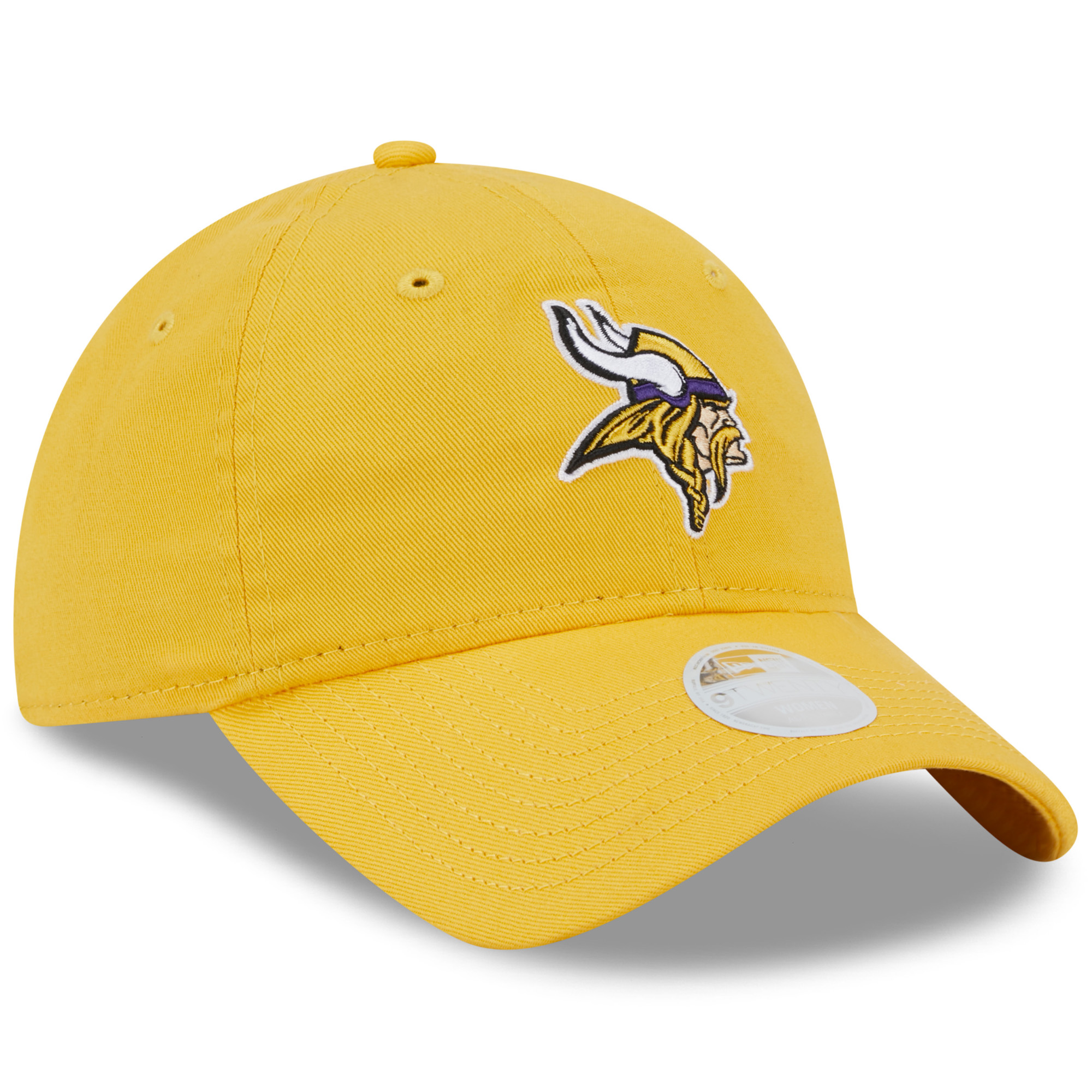 Women's New Era Gold Minnesota Vikings Main Core Classic 2.0 9TWENTY Adjustable Hat - Image 4