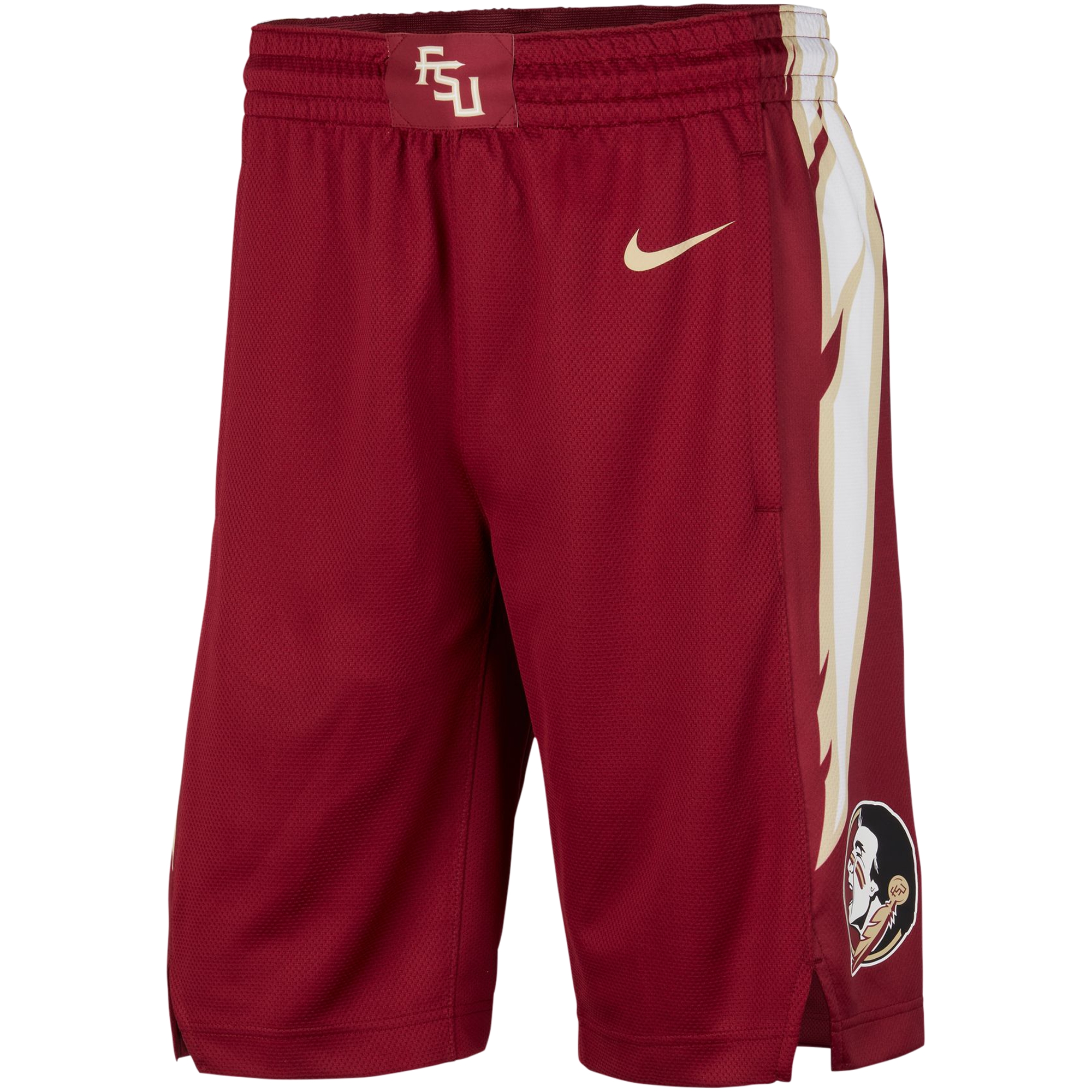 Men's Nike Garnet Florida State Seminoles Replica Performance Shorts - Image 3