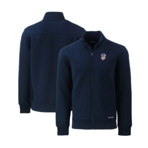 Men's Cutter & Buck Navy San Francisco Giants Stars & Stripes Roam Eco Recycled Full-Zip Jacket