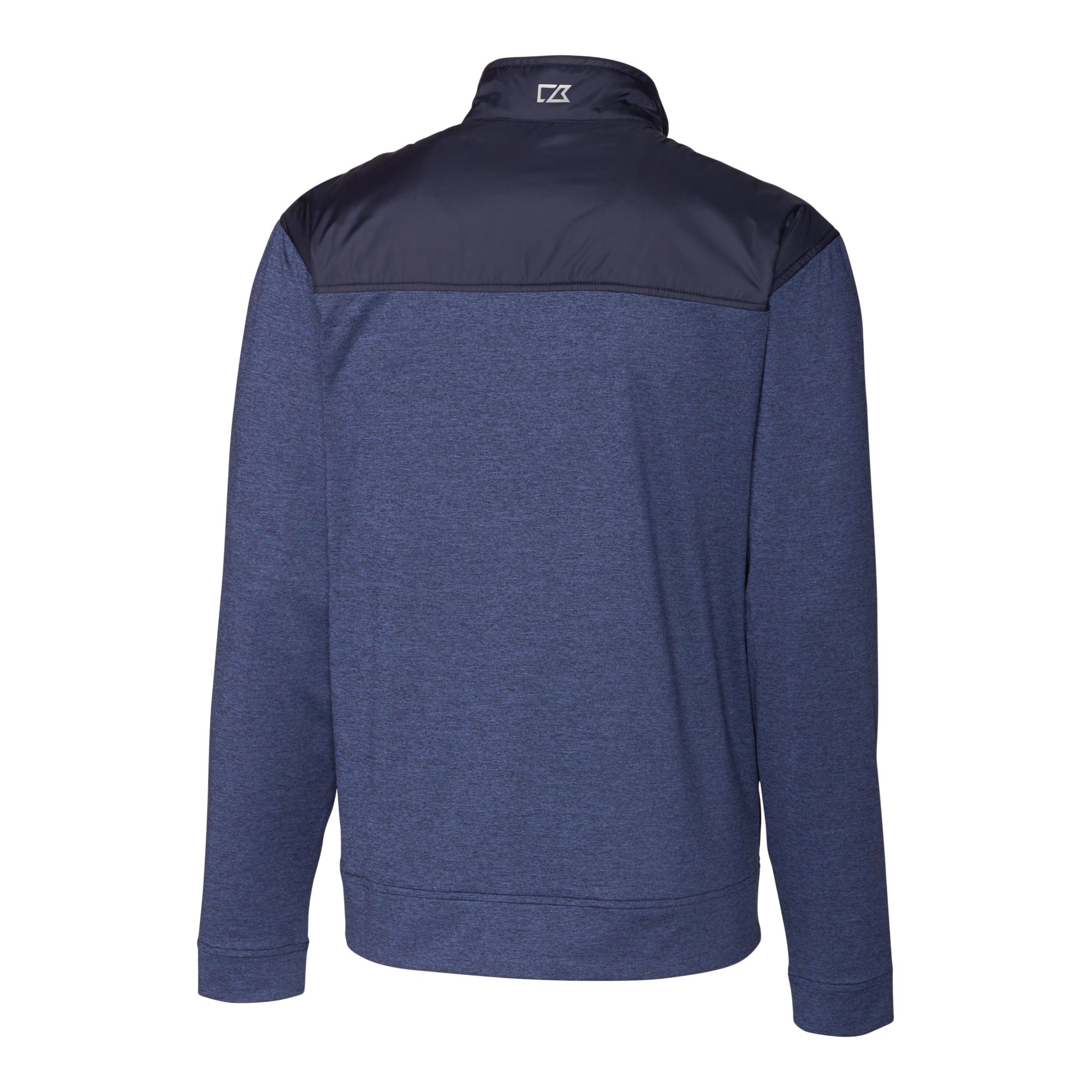 Men's Cutter & Buck Navy Tennessee Titans Helmet Stealth Hybrid Quilted Full-Zip Windbreaker Jacket - Image 4