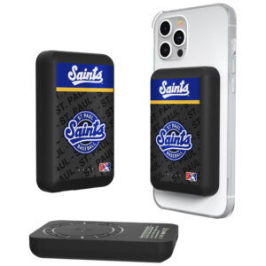 St. Paul Saints 5000mAh Wireless Magnetic Power Bank